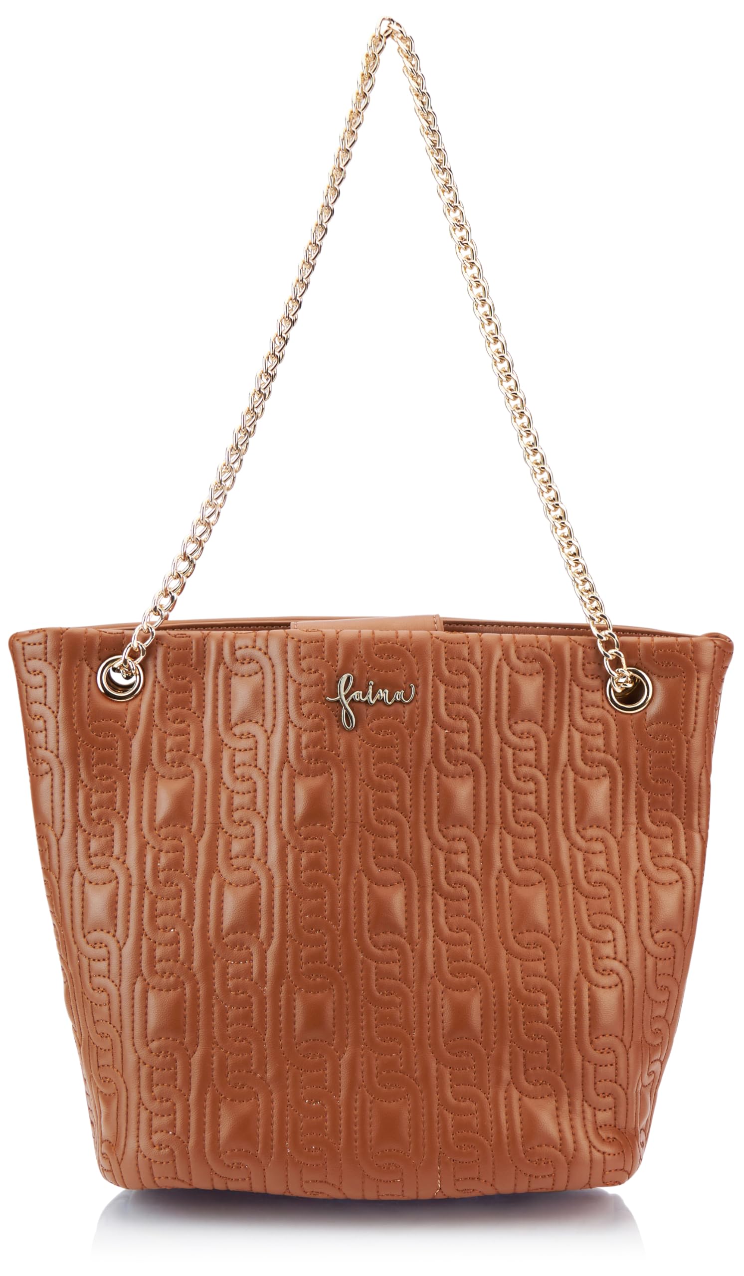 NAEMI Women's Camel Handbag, Camel, One size