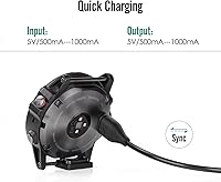 Vista 3 de MoKo Cargador compatible con Garmin Fenix 7/7S/7X/6/6S/6X Pro/5/5S/5X Plus/Vivoactive 3/4/4S/Forerunner 45/245/745/945/Venu 2S/2 Plus/Instinct/EPIX