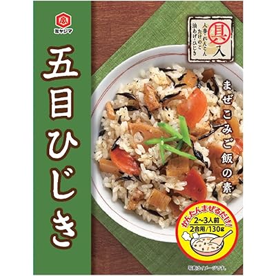 宮島醤油 まぜこみご飯の素 五目ひじき 130g ×5個
