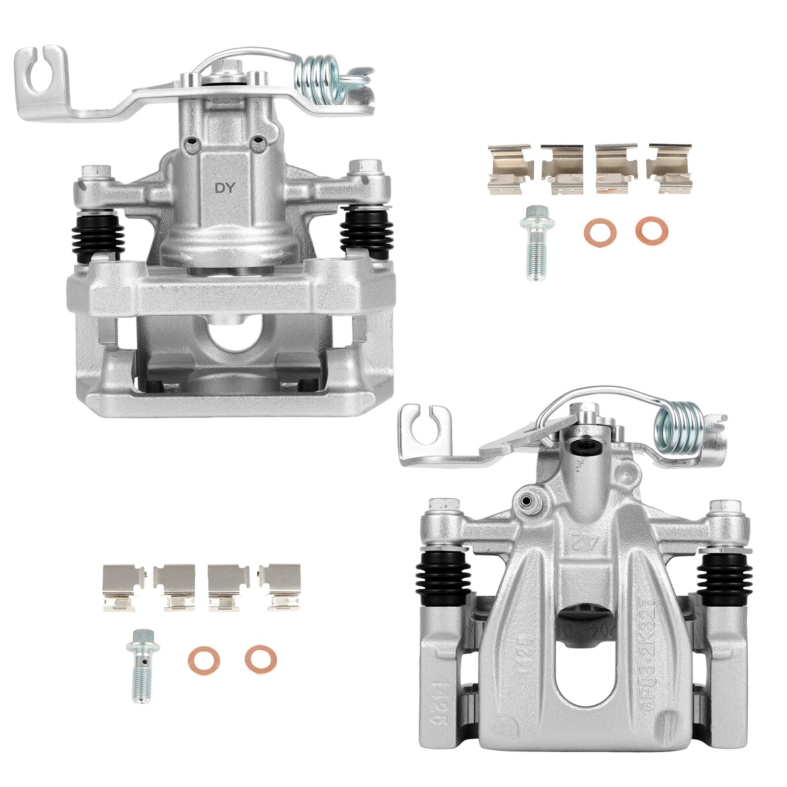 SCITOO 18B4946 18B4947 Rear Left &amp; Right Disc Brake Calipers Assembly w/Bracket For Ford For Five Hundred/For Freestyle/For Taurus/For Taurus X,For Mercury For Montego/For Sable