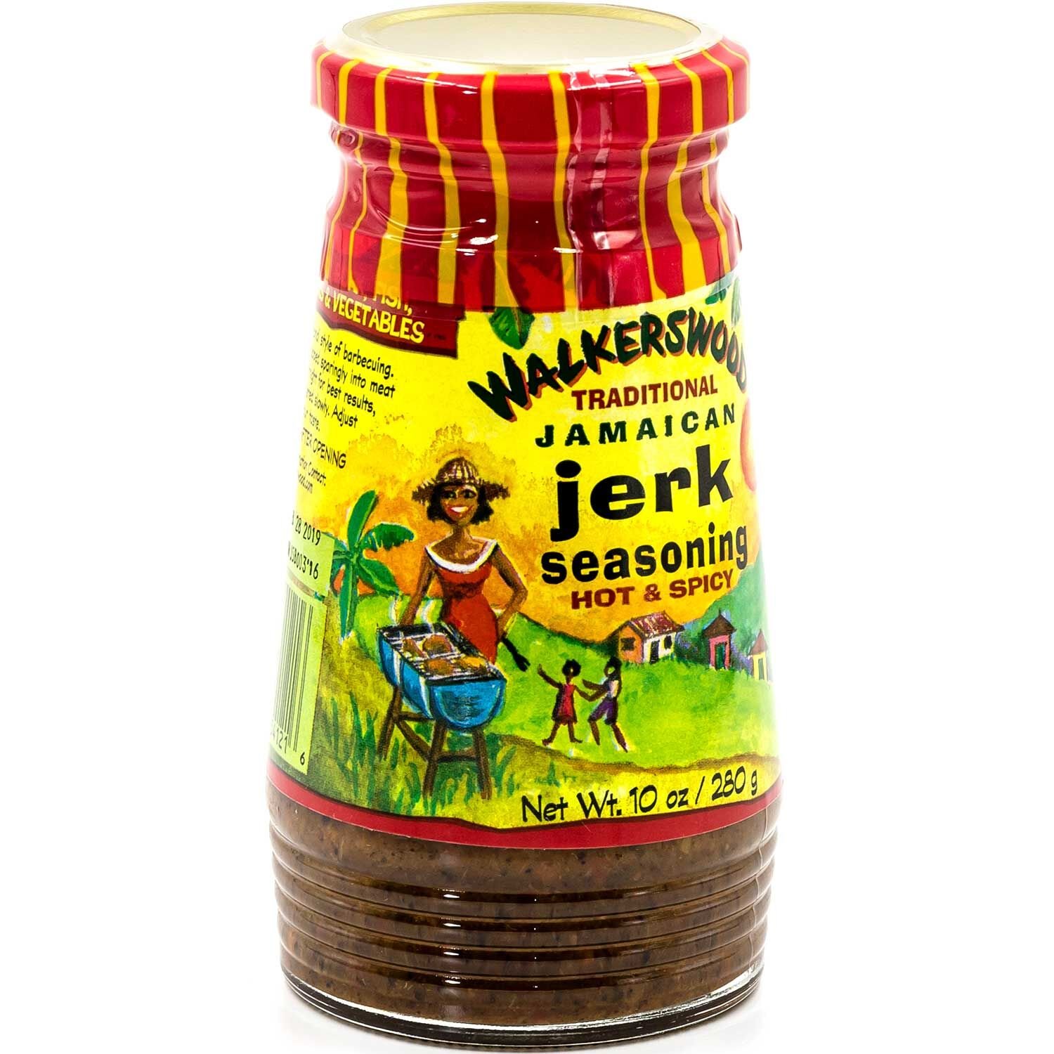 Walkerswood Traditional Jamaican Jerk Seasoning, 10 oz., Hot & Spicy