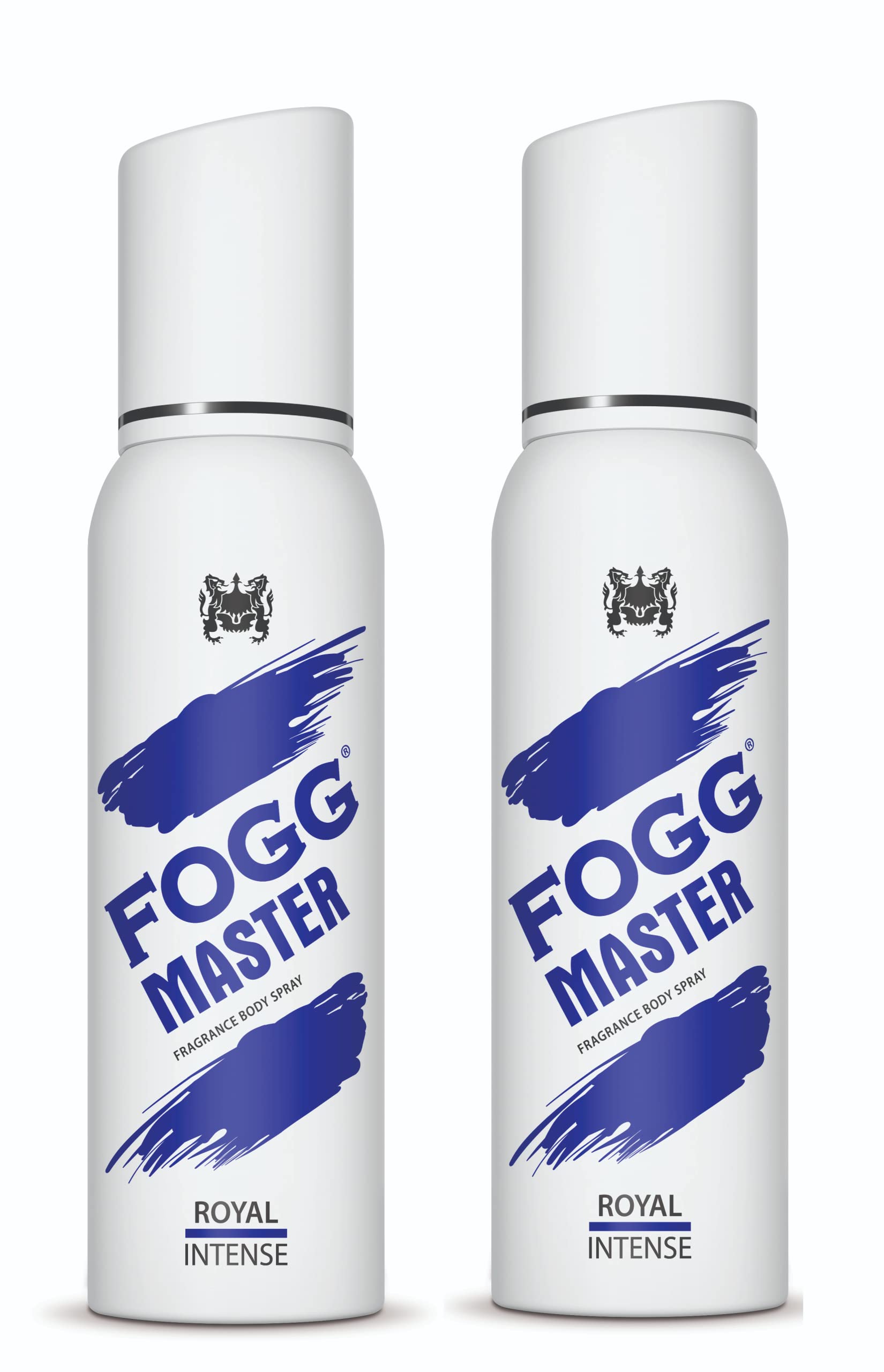 Fogg Master Royal Intense No Gas Deodorant for Men, Long Lasting Perfume Body Spray, 2 x 120ml (Pack Of 2)-image-1