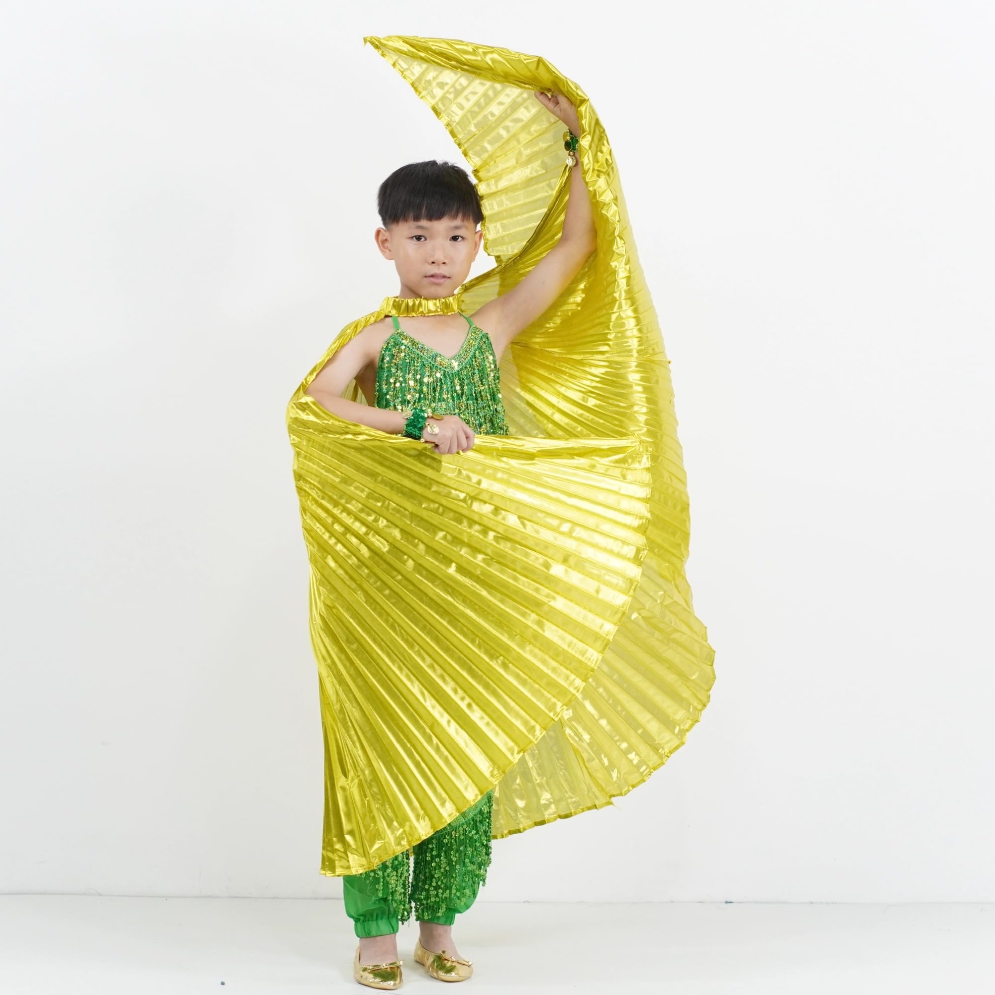 MUNAFIE Ailes d'Halloween pour filles et garçons ailes de fée Isis Ailes costume pour carnaval cosplay party