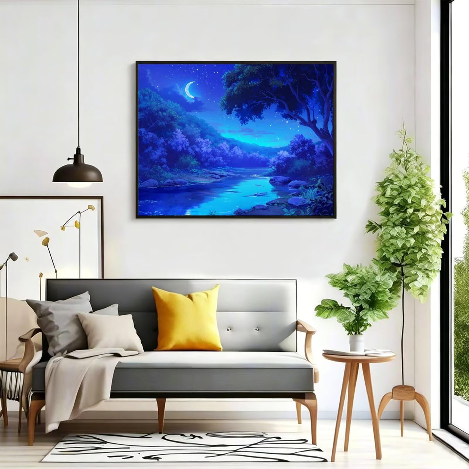 Q-961 malowanie według liczb, dla dorosłych, obraz olejny, obraz olejny, obraz olejny, obraz olejny, obraz na płótnie do malowania, 100 x 150 cm, bez ramy, zestaw do malowania według numerów