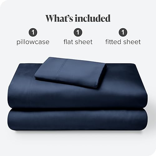 Miniatura 7 de Bare Home Juego de sábanas de lujo de 3 piezas de 100% rayón hecho de bambú, con bolsillos profundos, sábanas refrescantes, transpirables, de ajuste