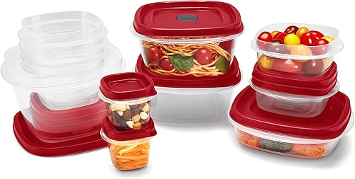Miniatura 3 de Rubbermaid Juego de recipientes de almacenamiento de alimentos surtidos - Caja de: 1; Cantidad de cada paquete: 24; Cantidad total de artículos: 24