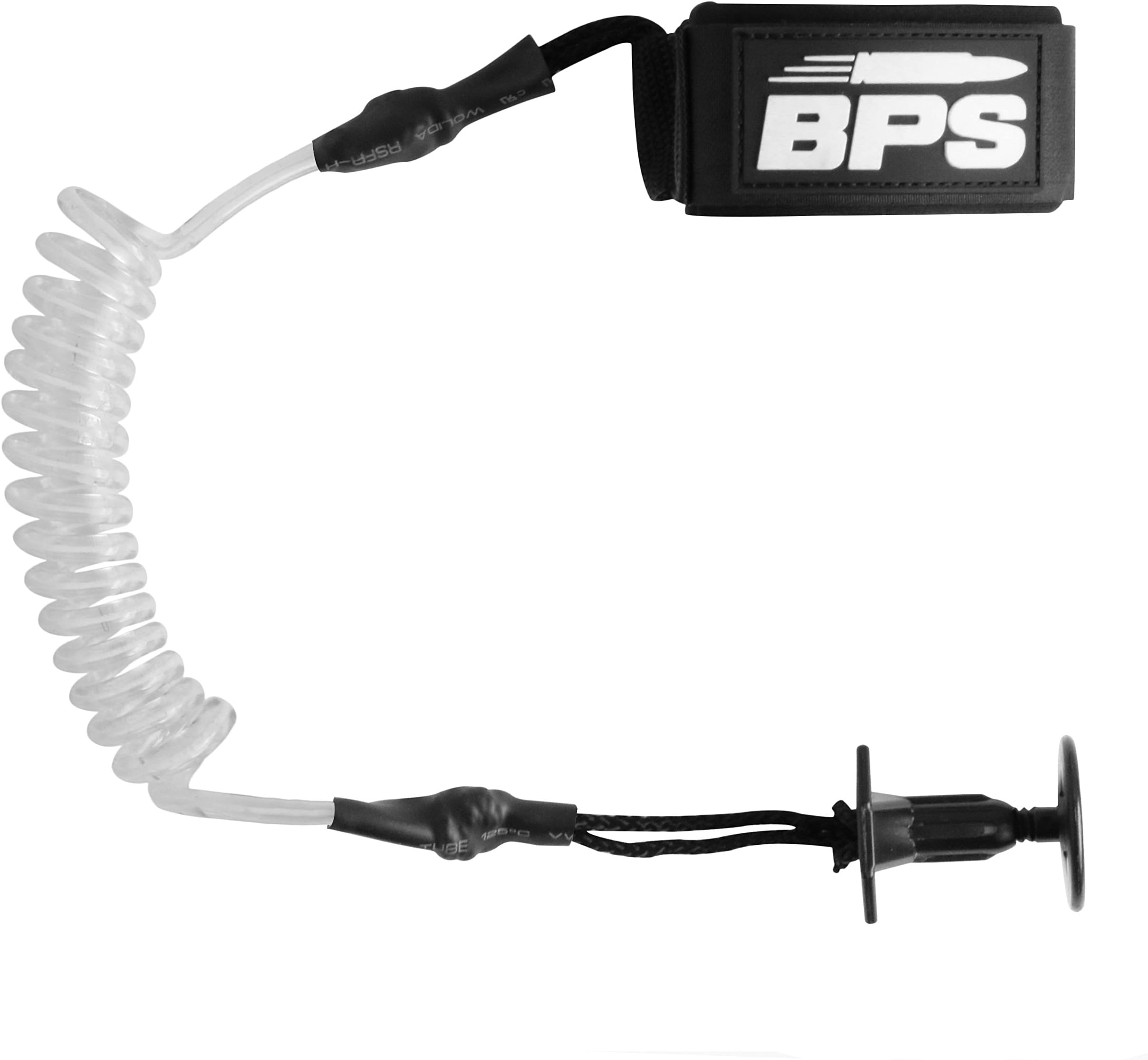 BPS Storm' Coiled Premium Body Board Leash - Choose Color