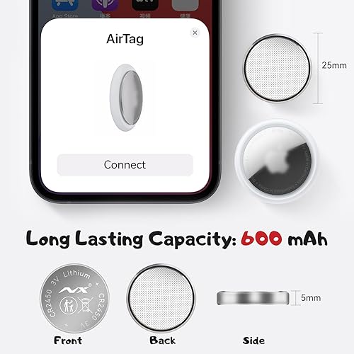 Miniatura 2 de Tsrwuily CR2450 - Batería de litio de 3 V, transmisor de entrada remota sin llave, paquete de 6 unidades de energía de mayor duración (6 piezas)