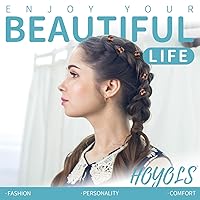 Vista 5 de Hoyols Pinzas pequeñas para el cabello para mujeres y niñas, 48 piezas de plástico marrón ámbar, juego a granel antideslizante para maquillaje