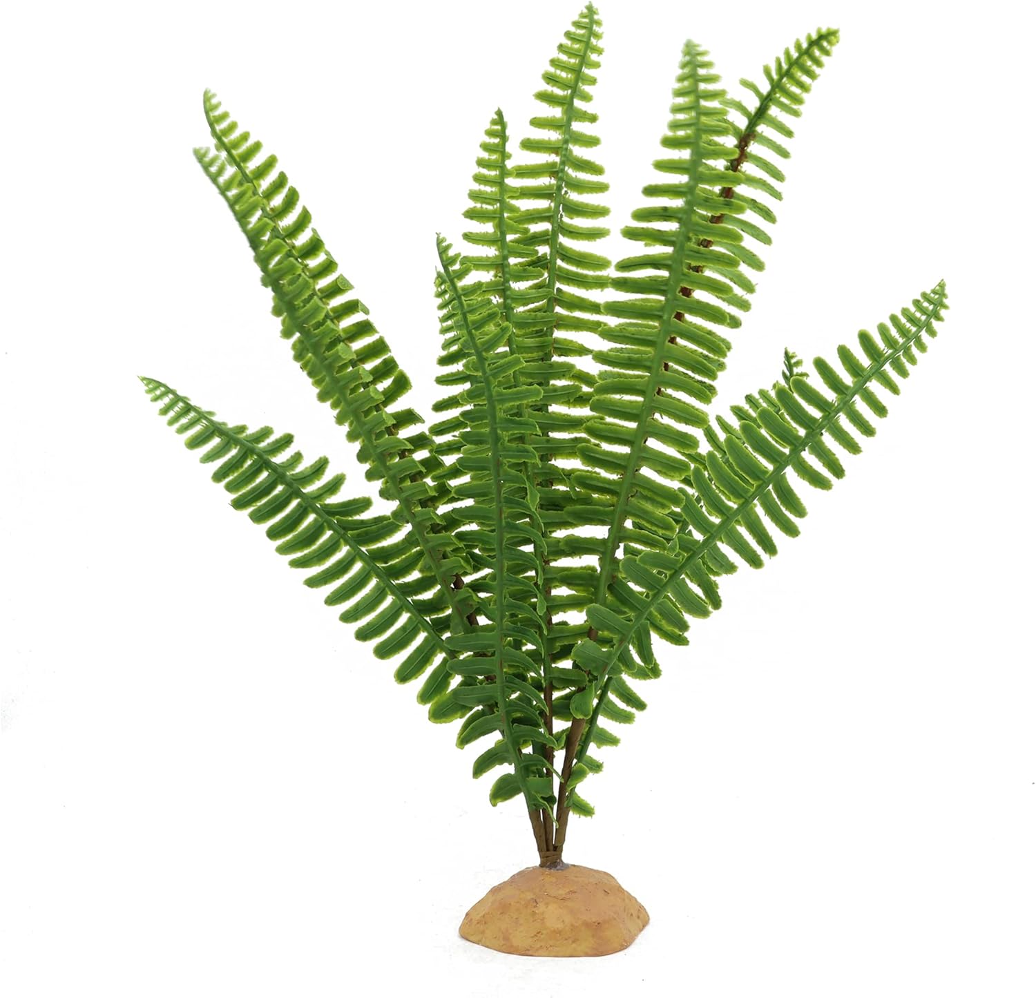 JIHAQUA Fake Fern Plants, Reptile Plastic Terrarium Decor