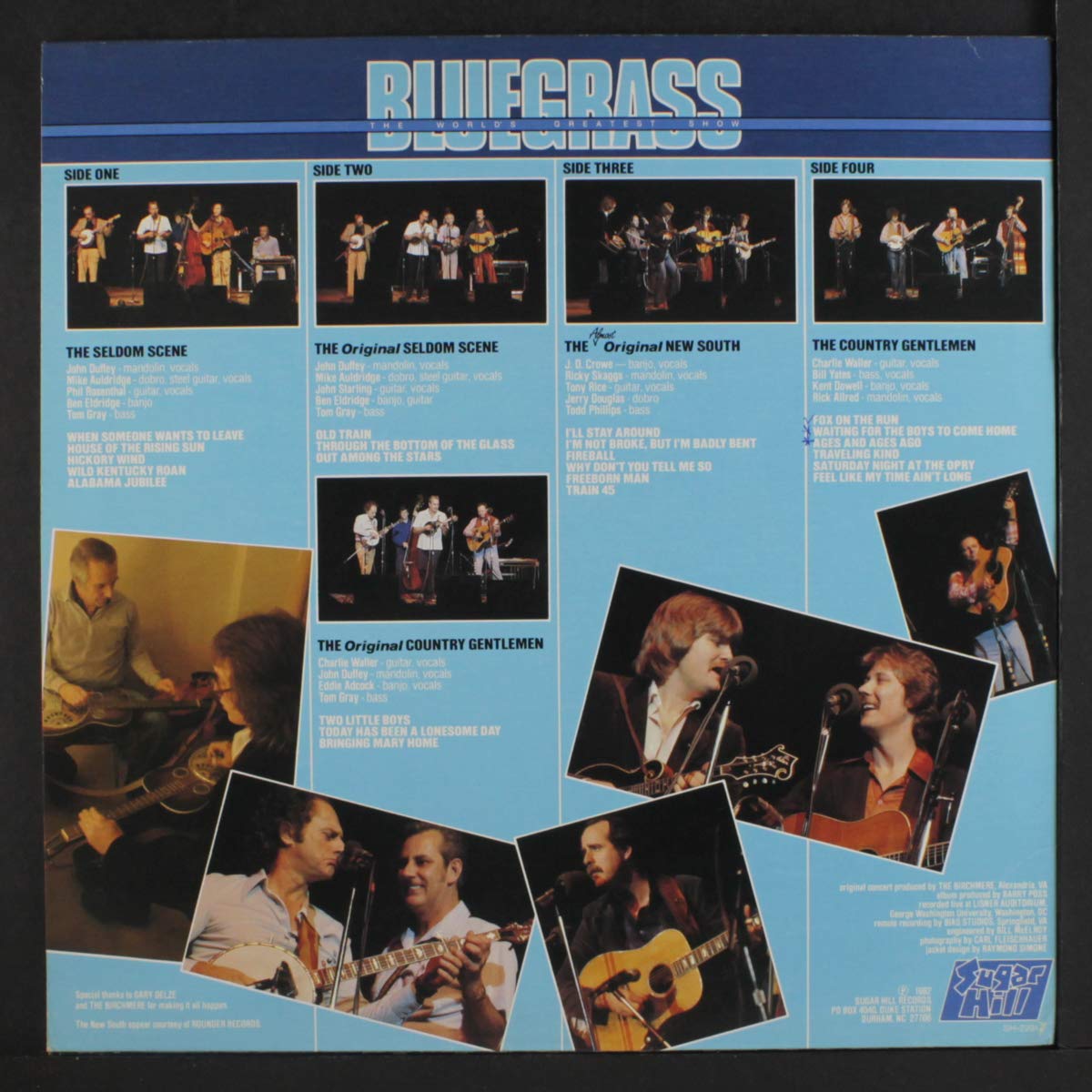 bluegrass, the worlds greatest show (SUGAR HILL 2201 LP)