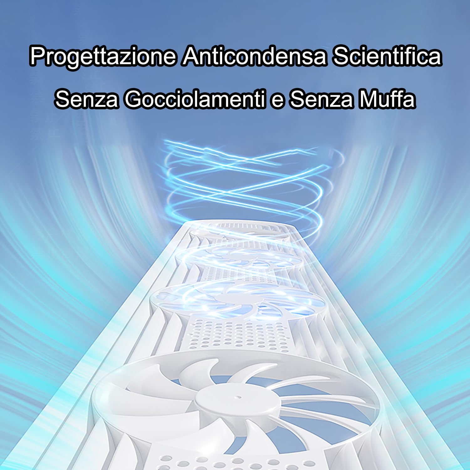 Deflettore Condizionatore Regolabile, Deflettore Aria per Condizionatore a Parete, Orientabile 180°, Anti-Correnti d'Aria, Protezione per Bambini e Famiglia
