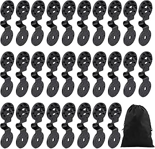 50Pcs Shade Cloth Heavy Duty Lock Grip, Shade Cloth Plastic Clips Greenhouse Shade Cloth Fix Clamp, Windproof Awning Clamp Grip Tarp Clips for Garden Netting Sun Shade Net