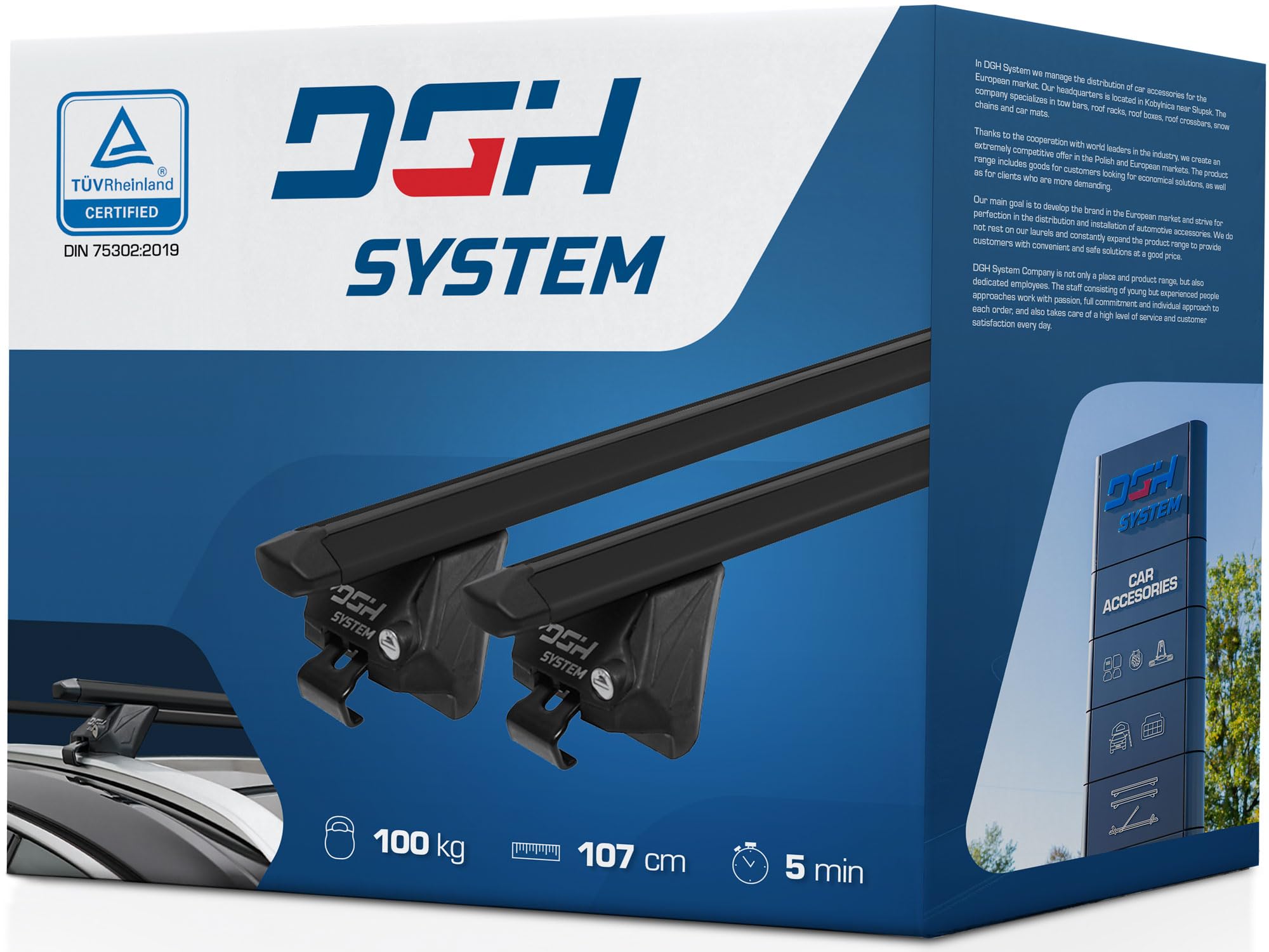 Bagażnik bazowy belki dachowe RELINGI kompatybilne z AUDI A6 C6 Avant Kombi 2005-2010 max 100 kg 112 cm Aluminium