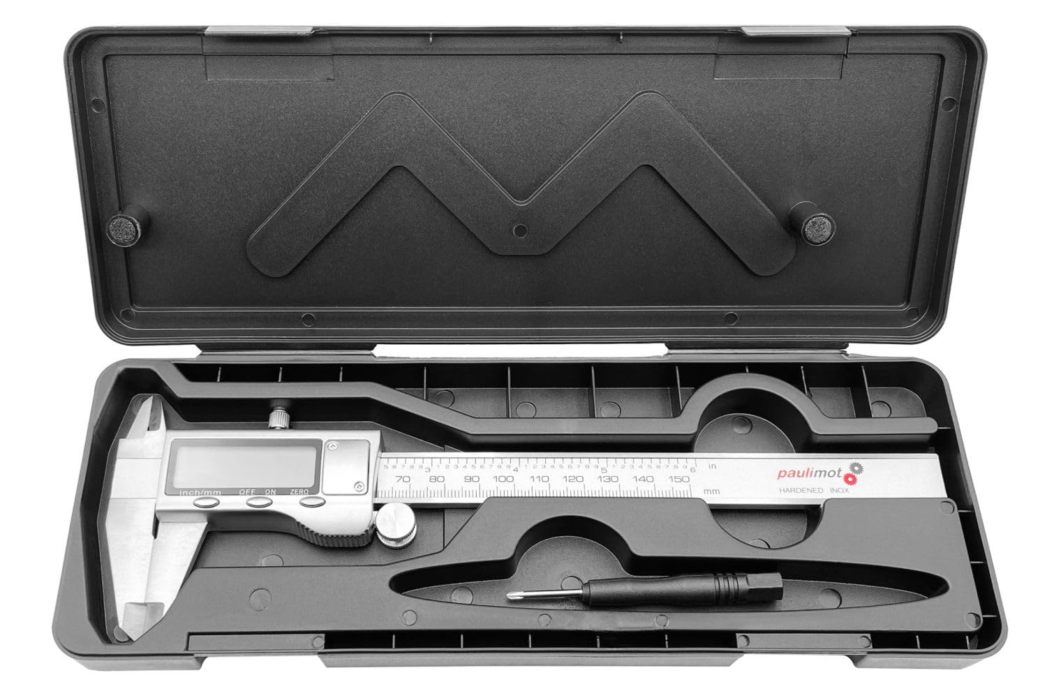 PAULIMOT Messschieber digital 0-150 mm, rostfrei INOX