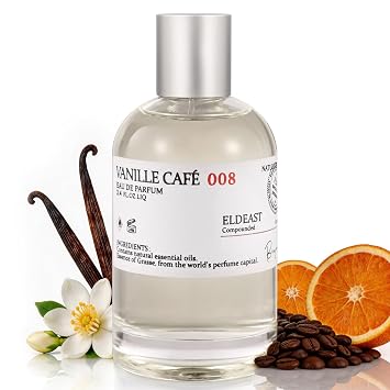 VANILLE CAFE 008 Perfume Inspired by Y. B.lack O.pium | Oriental Floral Long-Lasting Women Fragrance - Amber, Musk, Vanilla- Clean & Vegan, Cruelty-Free 3.4 oz / 100 ml