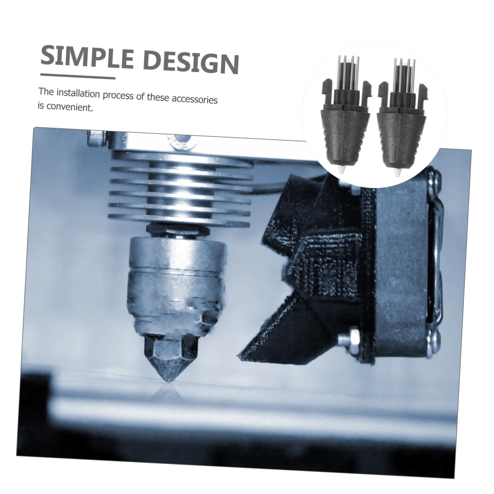 3D Druckstift Düsen 2 Stück - Ersatz Köpfe 5V & 12V
