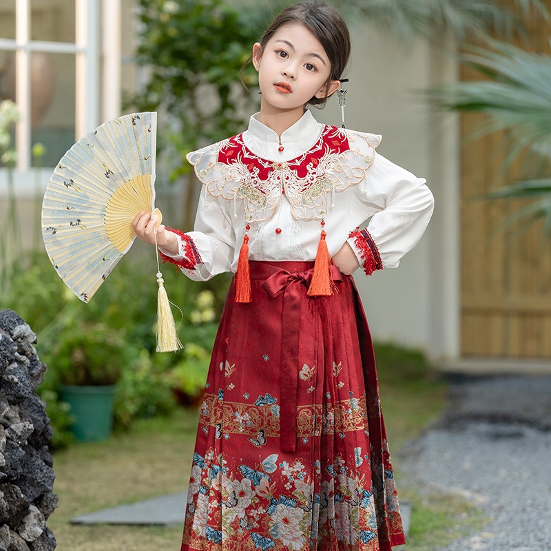 Disfraz Hanfu Tradicional Chino para Niñas miniatura 7