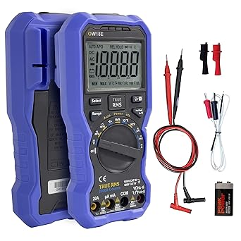 OWON B35T+ Bluetooth Digital Multimeter B35T+ 6000 Count Auto Range Digital True RMS Smart Multimeter with Bluetooth 4.0 (Android and iOS) and Offline Data Recording Function (O-18E)