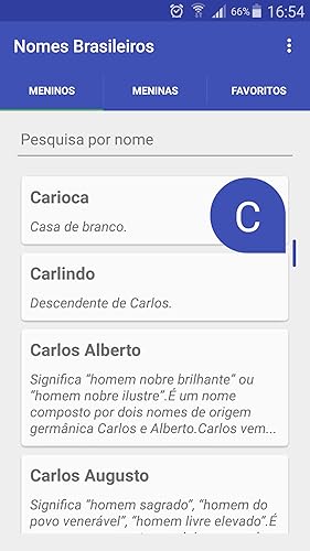 Nomes Brasileiros Significados