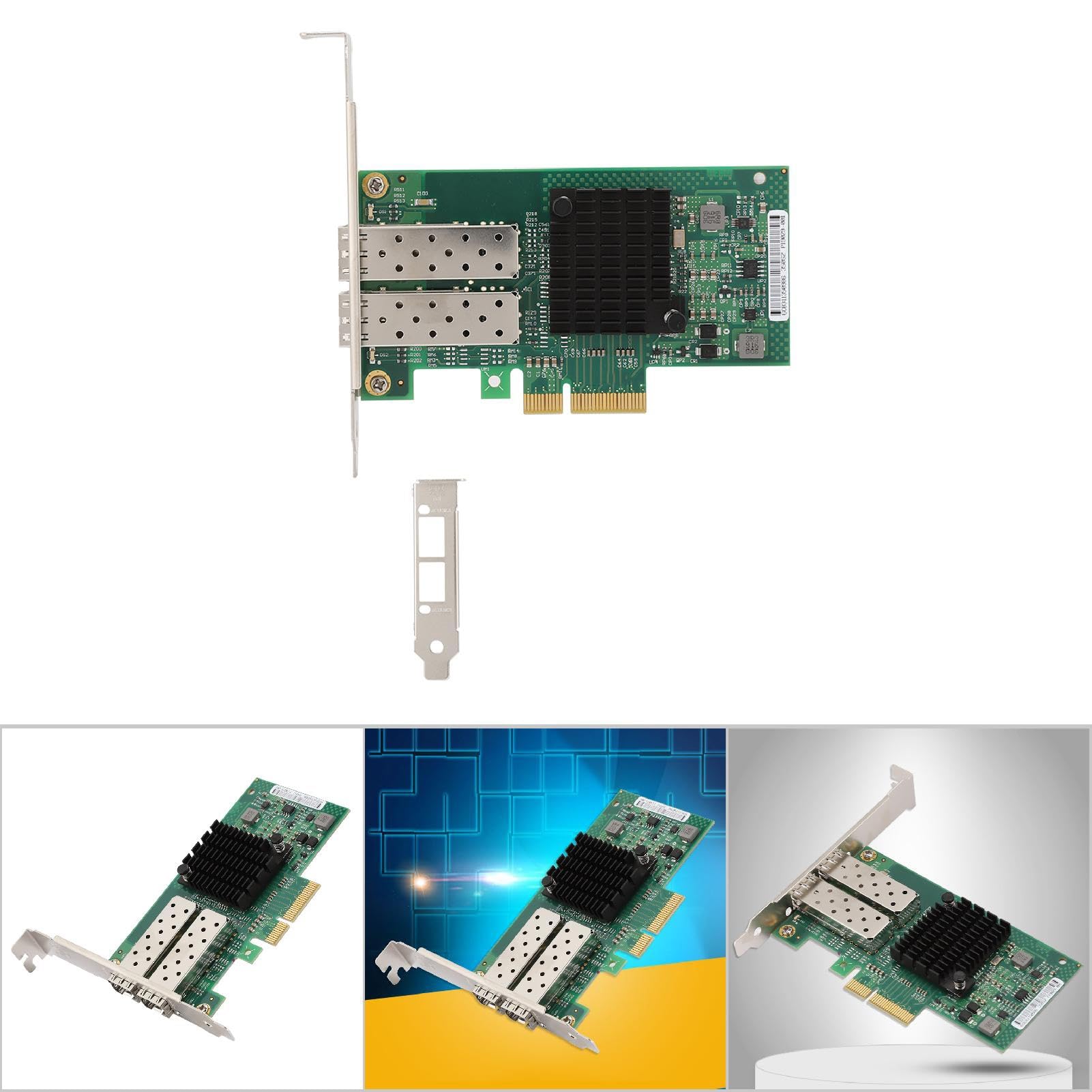 Adattatore Server con Porte Gigabit Scheda di Rete in Fibra Ad Alte Prestazioni a Doppia Porta per Server e Workstation PCI-E X4