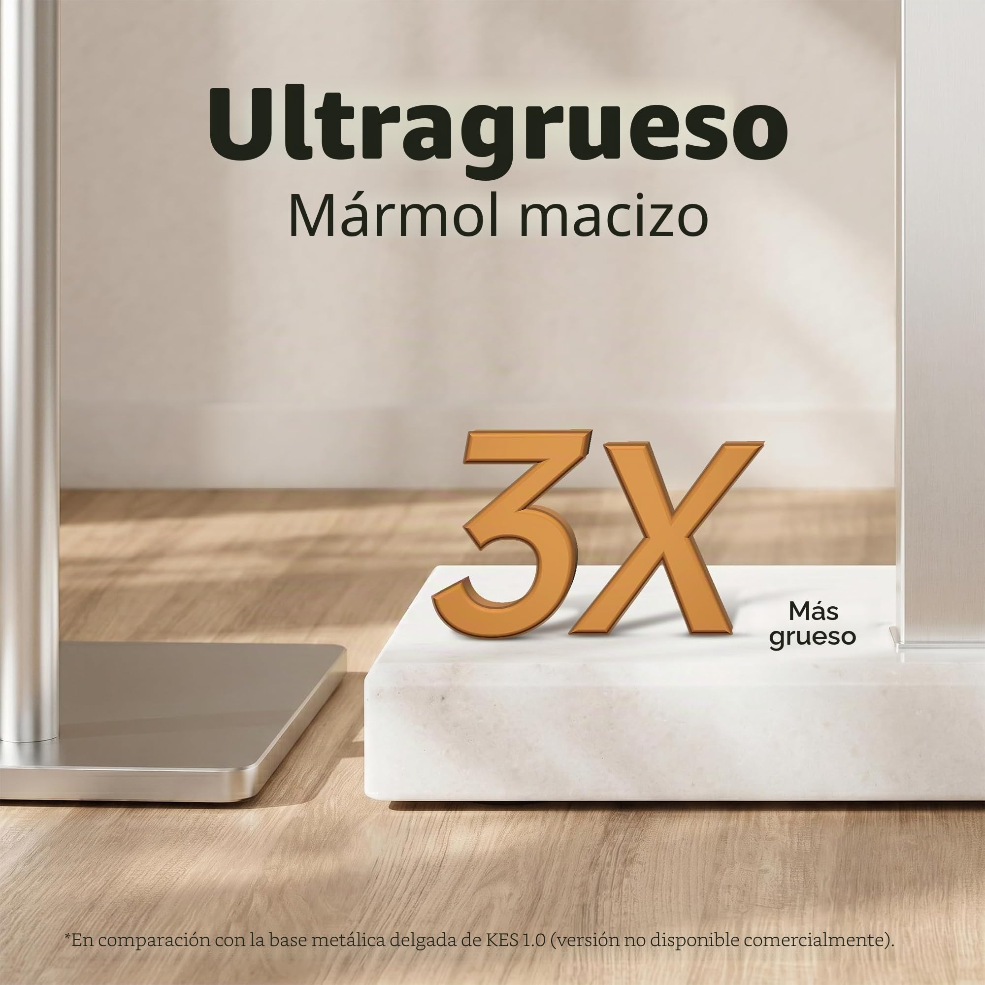 KES Toallero de pie para baño, Toallero de pie con Base de mármol ponderada de 2 Niveles, Toallero de baño Doble Extra Alto y Grueso de Acero Inoxidable 18/8 Acabado Cepillado, BTH232-2