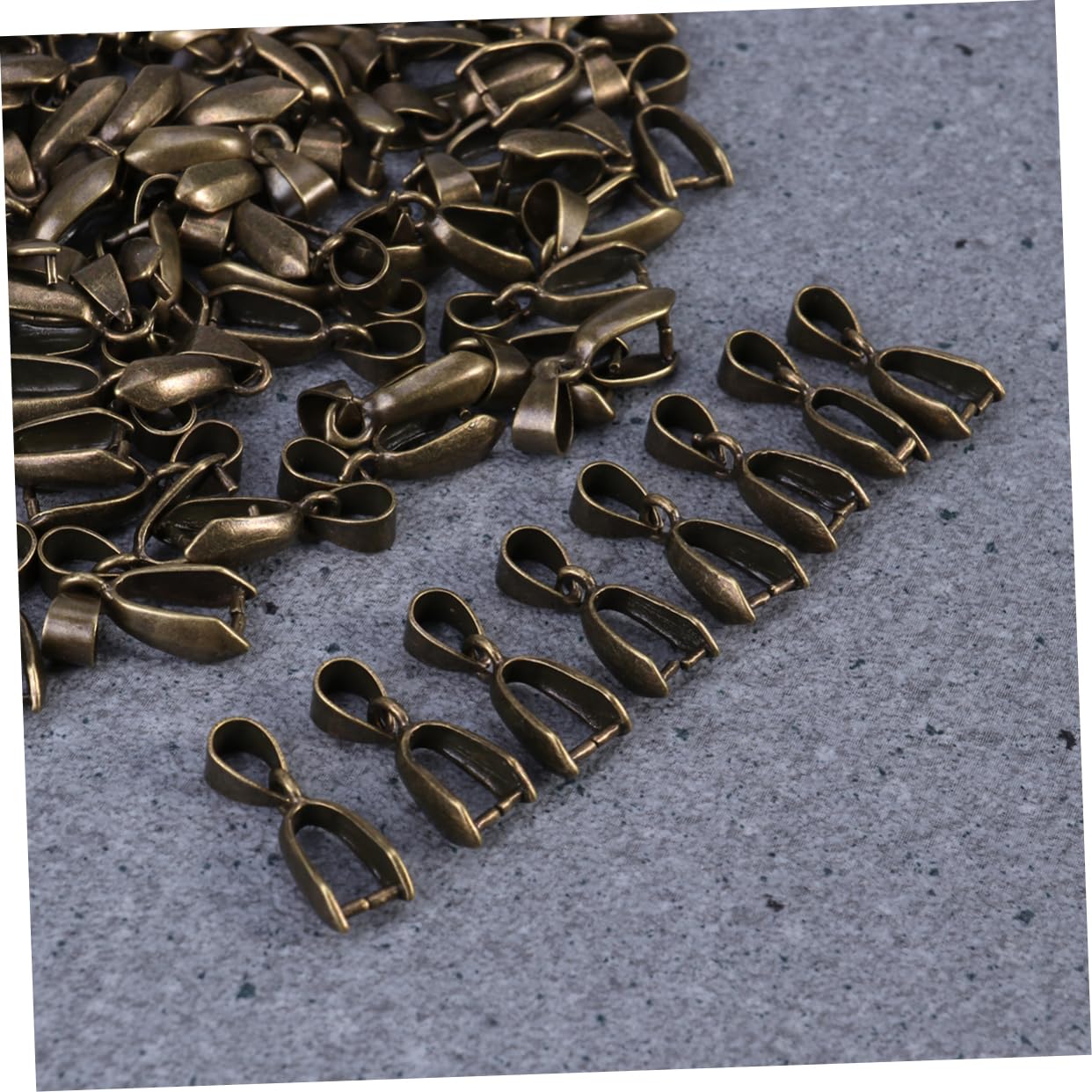 STOBOK 200stücke Bronzerne Pinch Clip Bails Für Schmuck Schmuckverbinder Für Kreative Schmuckherstellung Langlebig Und Einfach Zu Verwenden