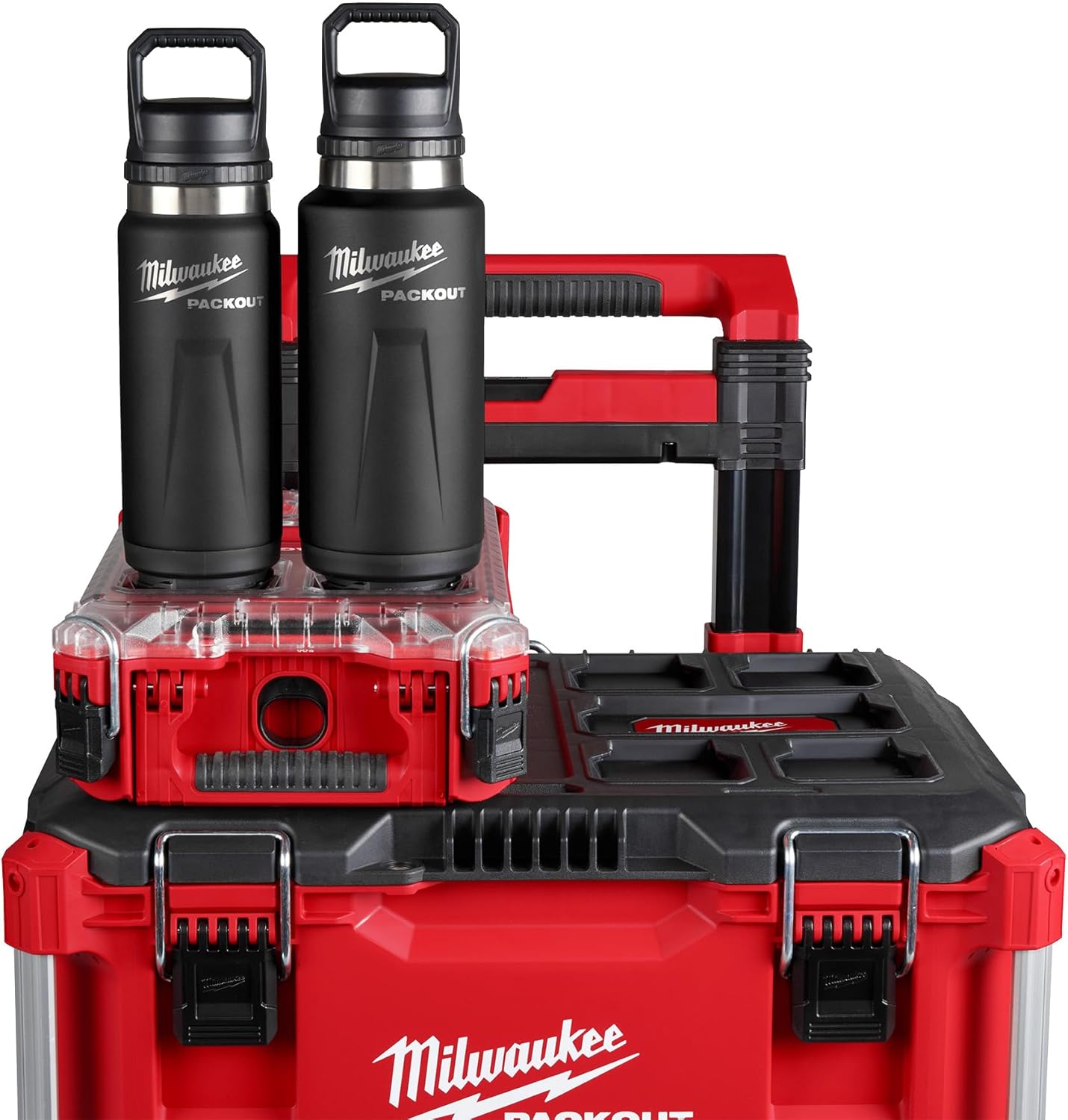 Milwaukee Packout Thermal Bottle 709 Ml (Black) - 48-22-8396B
