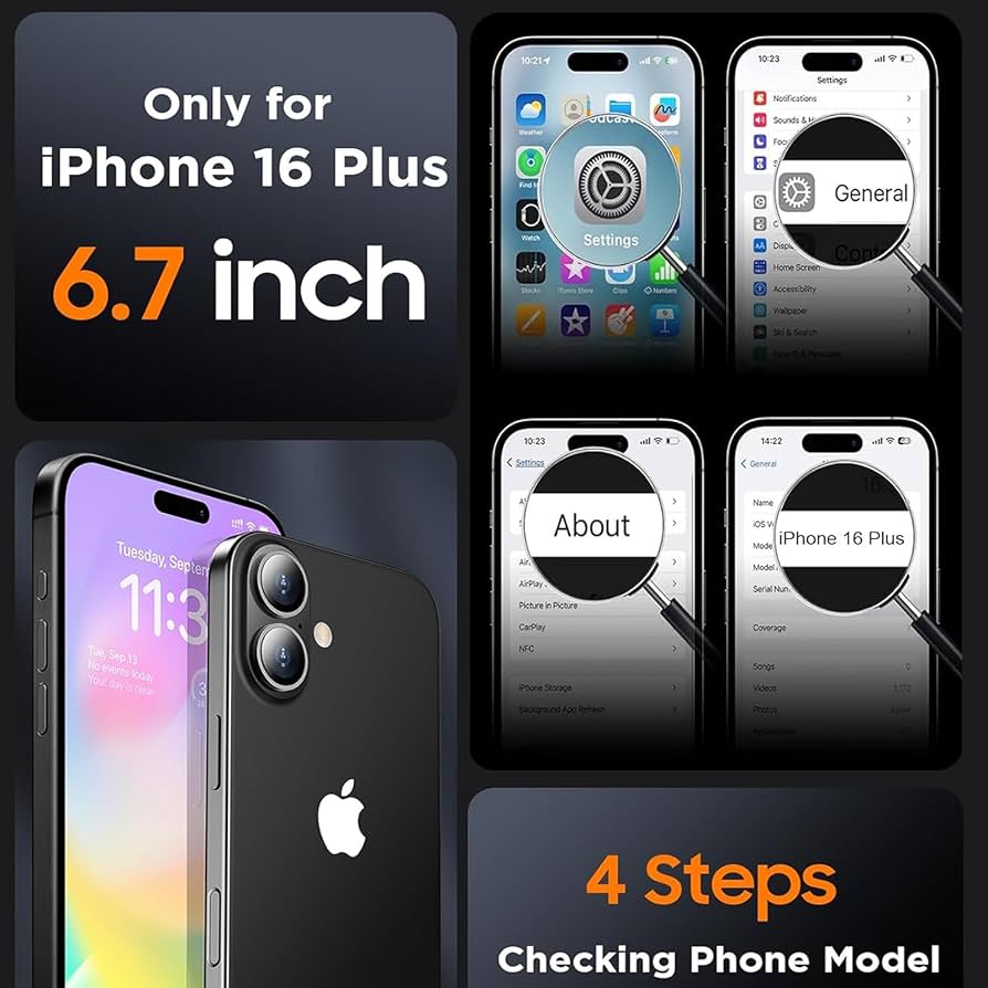 Amazon.com: Battery Case iPhone 16 Plus, Upgraded 12000mAh