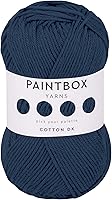 Vista 65 de Paintbox Yarns Hilo DK 100% Algodón 1.76oz (50g), 137 Yardas (125m) - Vino Tinto para Crochet, Tejer - Hilo Suave y Ligero de Doble Punto para Ropa