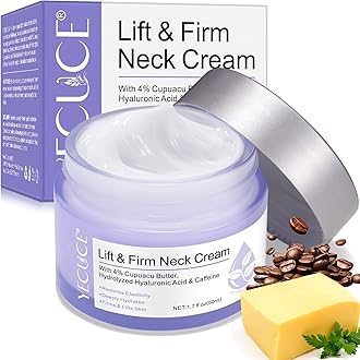 Neck Cream 50ML, Neck Firming Cream for Tightening and Sagging Skin, Advanced Moisturizing Neck Firming Cream for Anti Aging Smoothes Fine Lines & Wrinkles, Tighten and Lift Neck Cream