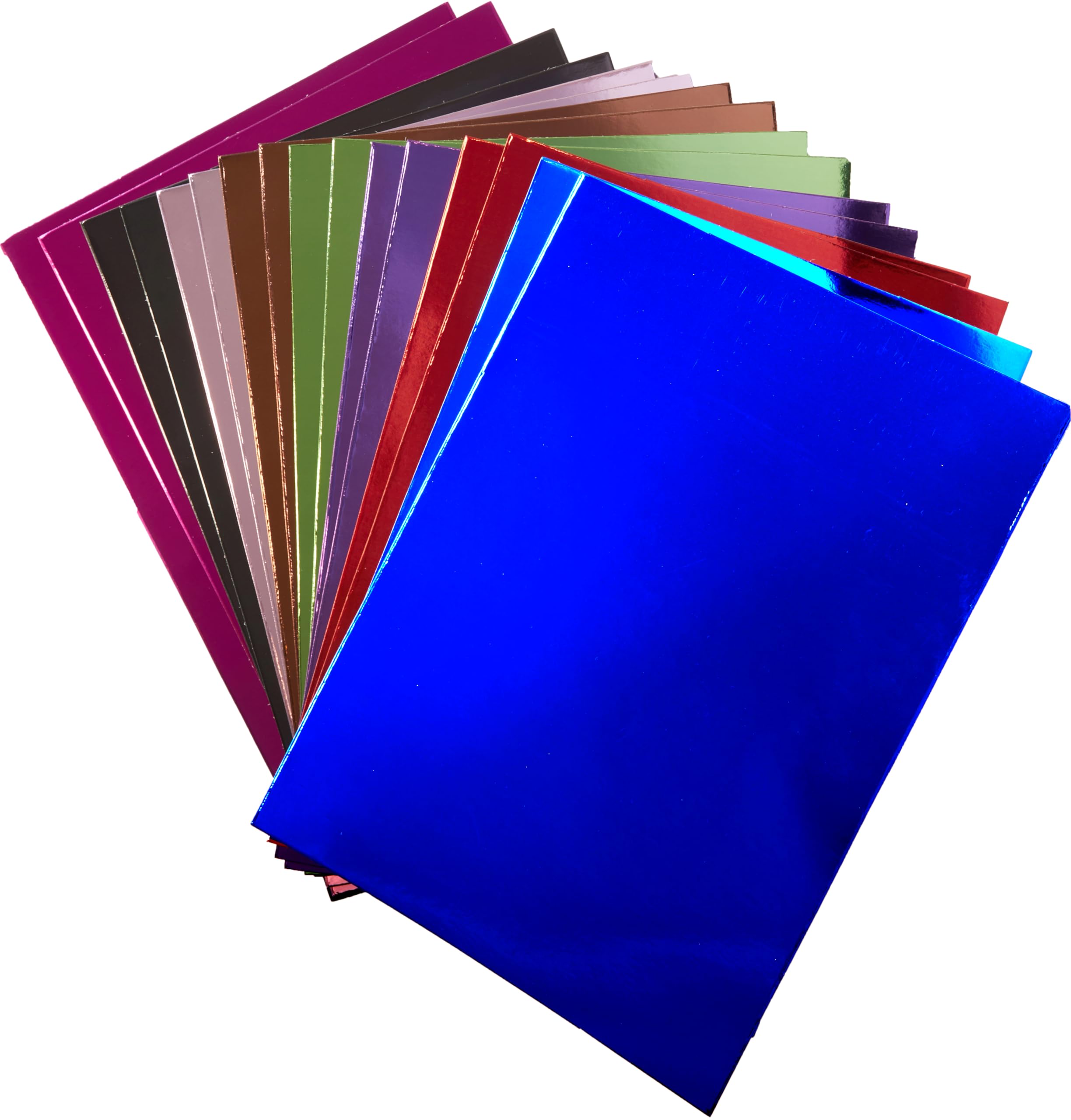 Springboard A4 Mirror Foil Gloss Card Sheets, 230gsm Cardstock for Card Making