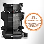 Harmony Dreamtime Elite Siège d'appoint à dossier élevé – 2-in-1 Siège de voiture booster de ceinture avec porte-gobelet & Guide de ceinture d'épaule, pour les enfants de 18 à 50 kg (40 à 110 lb), 86 à 145 cm (34 à 57 po) - noir