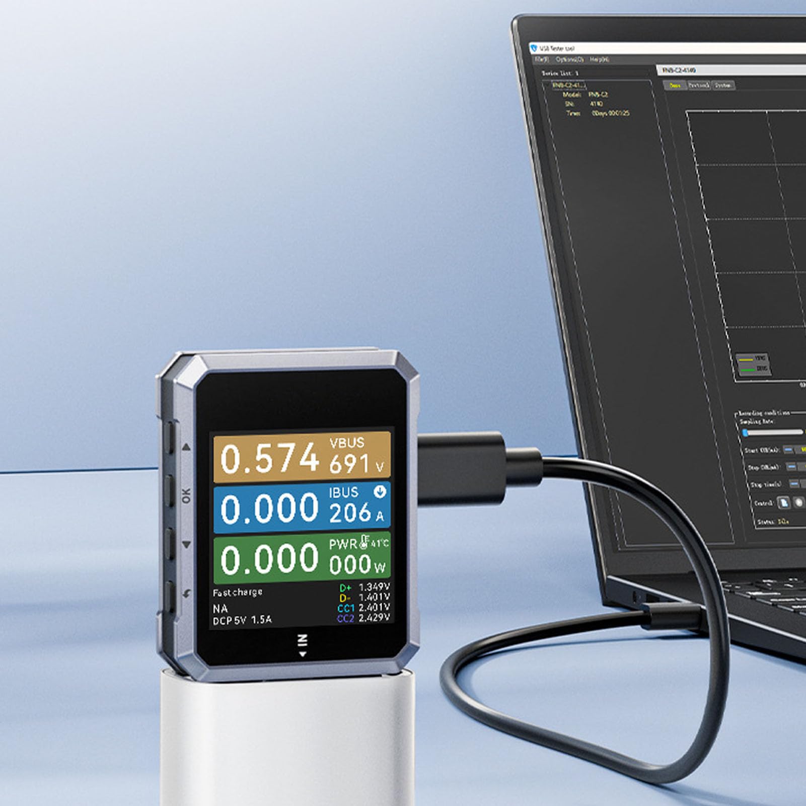 Cryfokt Tester USB C z Chipem o Wysokiej Precyzji