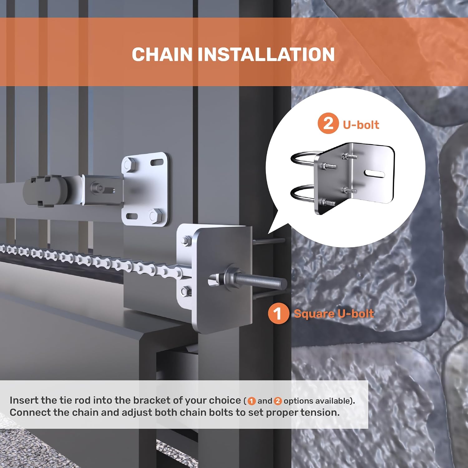 TMT BX800US Sliding Gate Opener (Chow! APP Compatible)