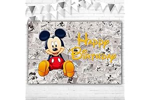 Vintage Mickey Mouse Backdrop