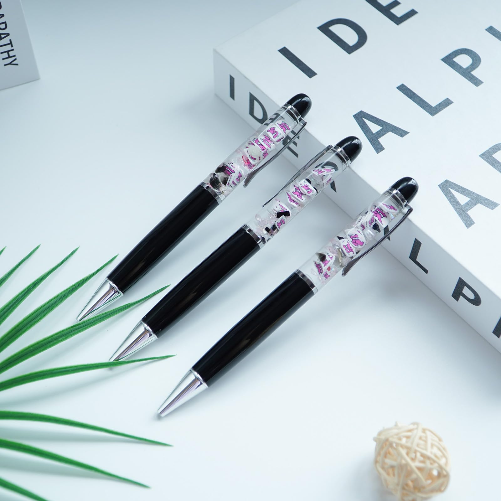 Sikyby Dinosaur Funny Pens Cute Floater Floating Liquid Writing Journaling Office Pen Unique Gifts - Image 2
