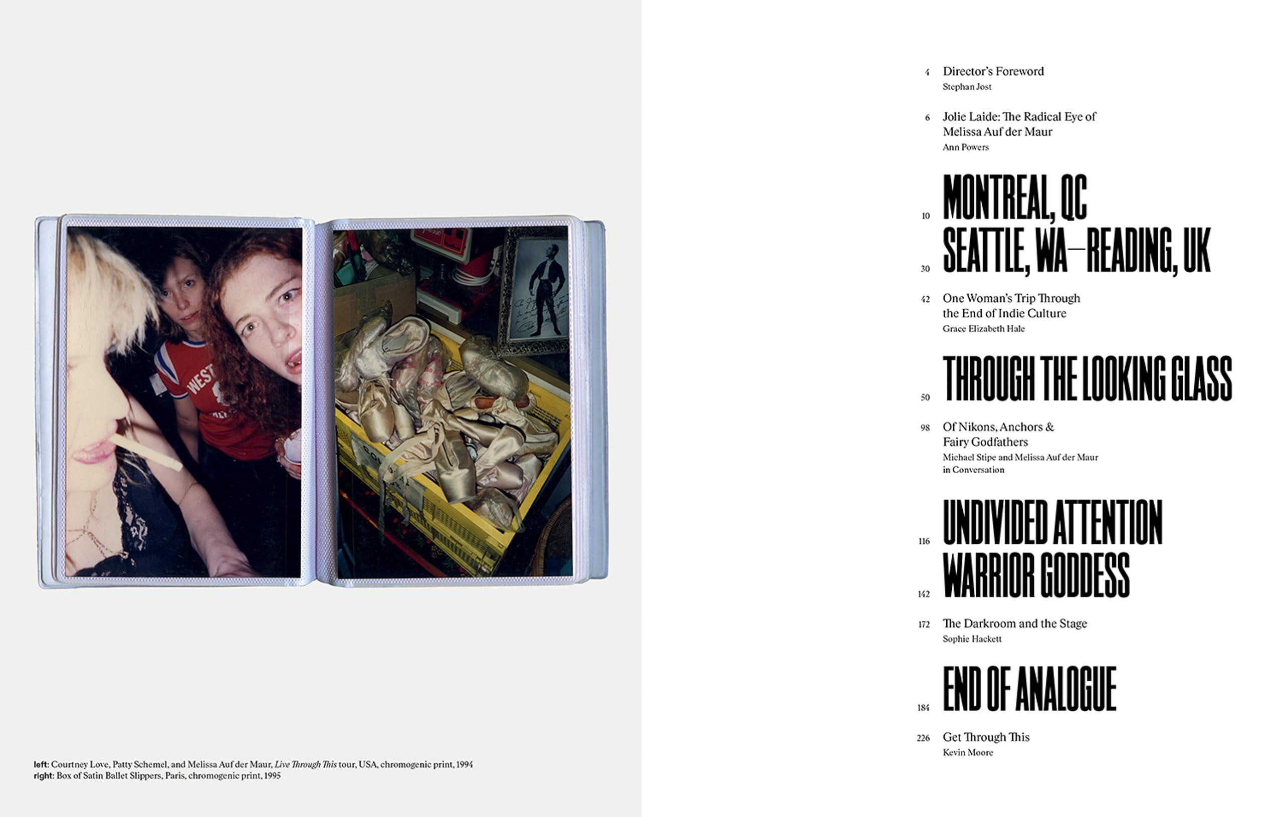 Melissa Auf der Maur My 90s Rock Photographs /anglais