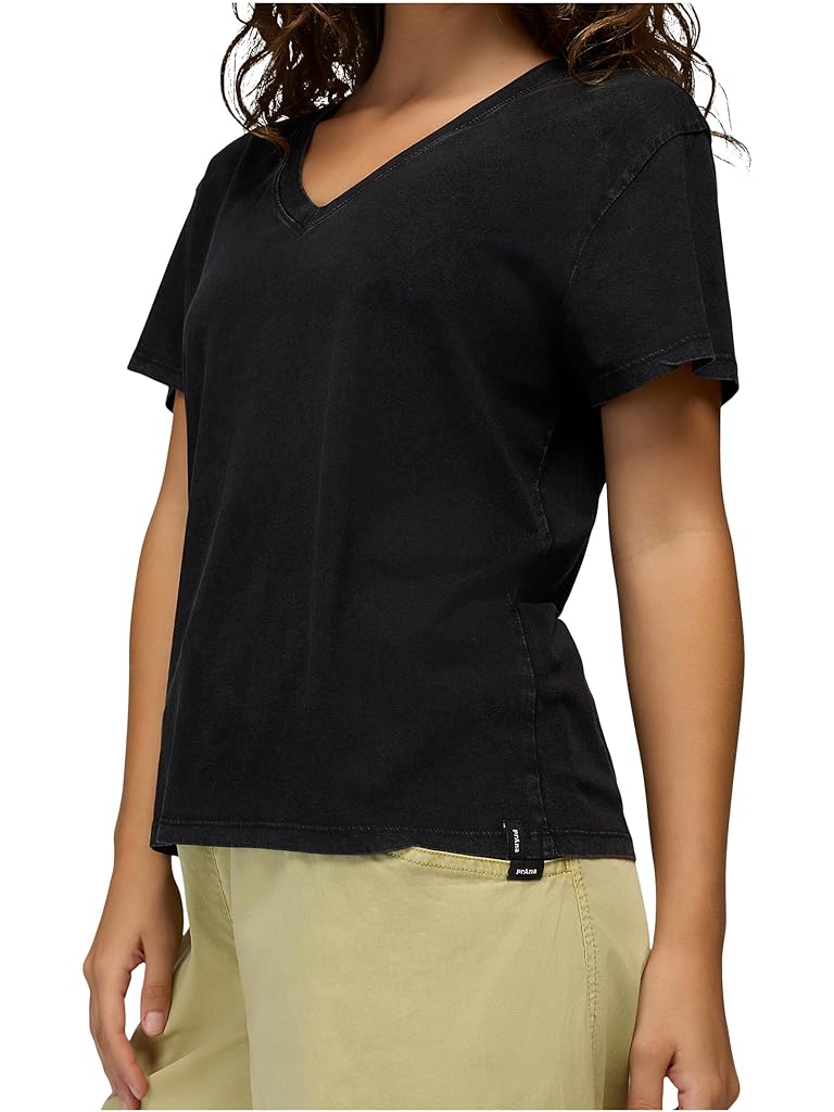 Black Prana Everyday V-neck Tee