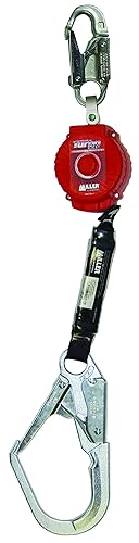Miniatura 13 de Miller by Honeywell TurboLite - Limitador personal de caídas de 6 pies con mosquetón de acero de extremo de unidad y gancho de cierre de acero