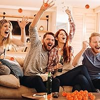 Vista 7 de Mini Basketball Stress Balls 20 Packs Mini Basketball Foam Small Foam Squeeze Anxious Toy Sports Squishy Ball for Kids School Carnival Reward