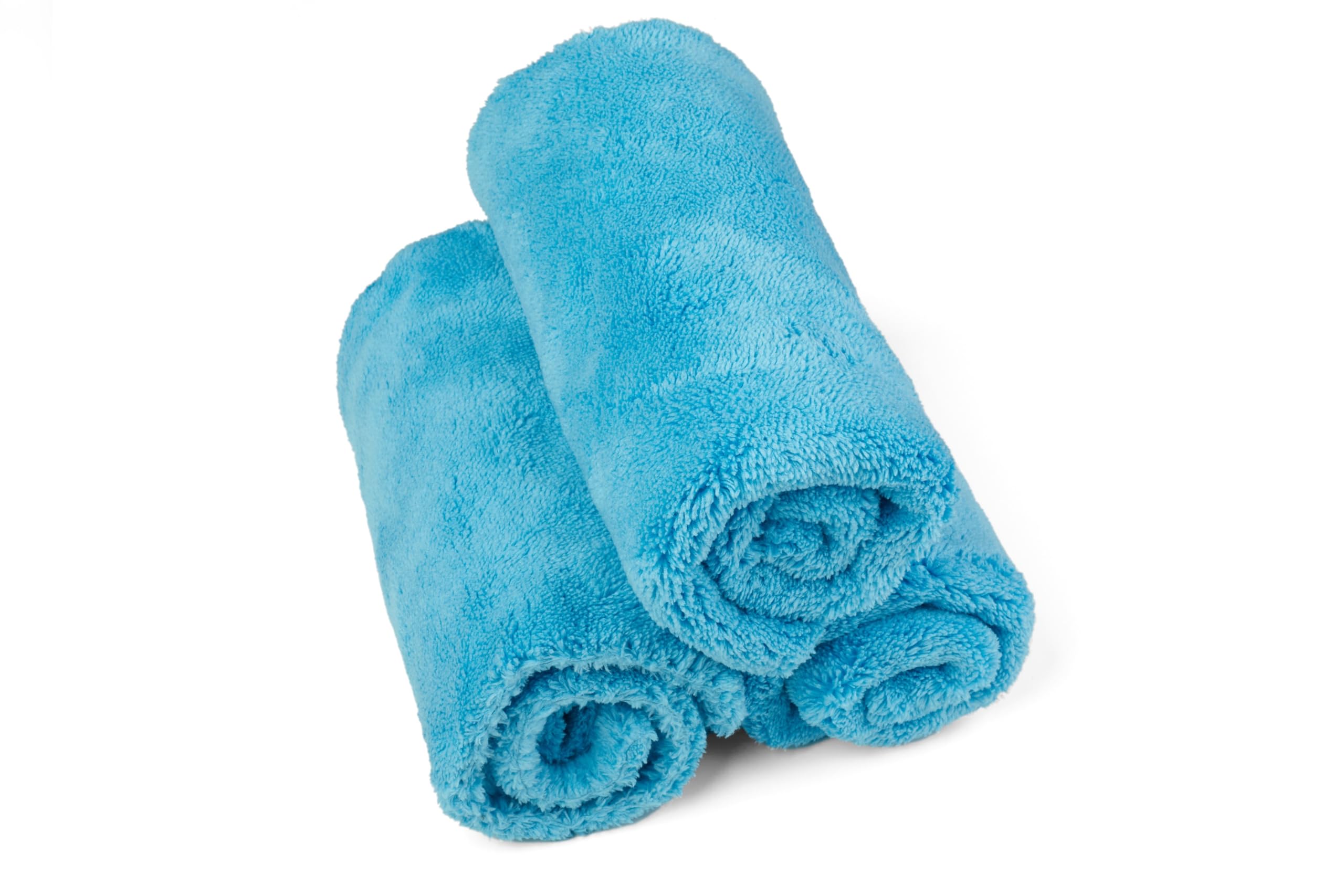 Kavalier Blue Proclean Plush Perfection 500 Microfiber Towel - Ultra-Dense 500 Gsm, 41X41cm, Effective Cleaning & Detailing - Set Of 3 - Ideal For Auto & Home