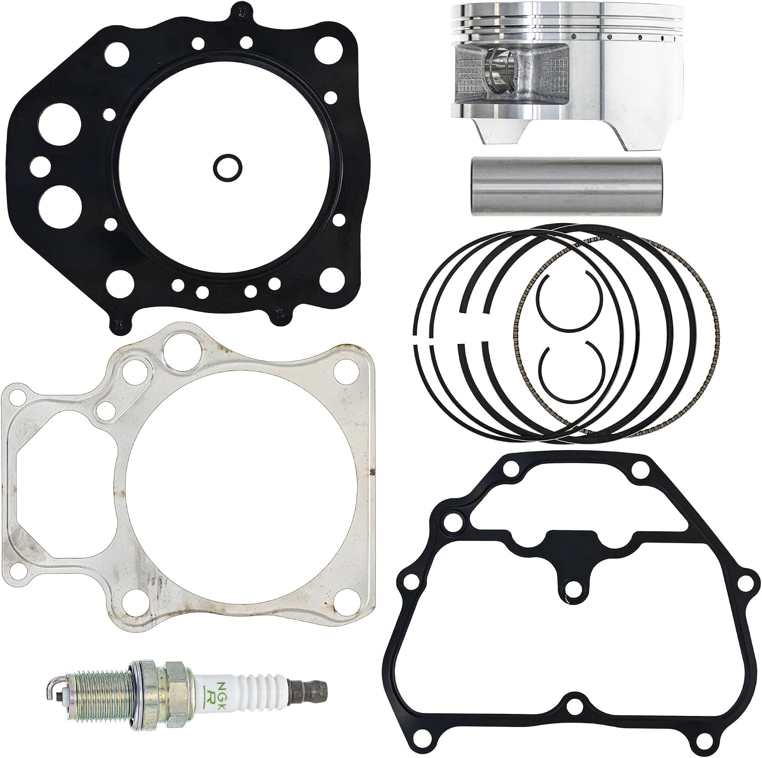 NICHE Piston Gasket Kit for Honda Pioneer Foreman Rubicon 500 2012-2019 12191-HR0-F01 12251-HR0-F01 (92mm)