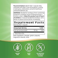 Vista 5 de Nature's Way Iron Support Healthy Red Blood Glóbulos* 18mg por porción, 100 cápsulas