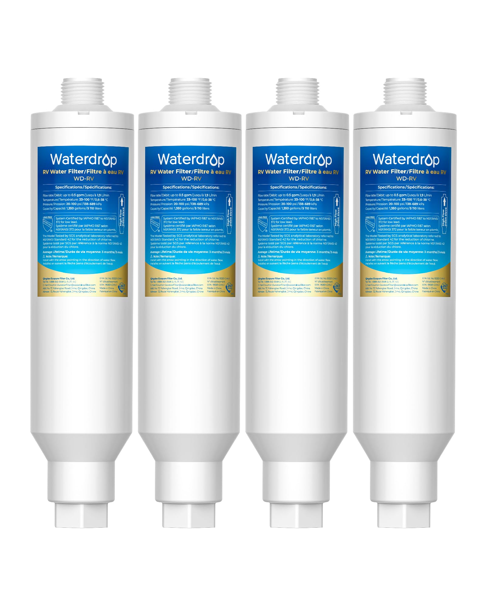 Waterdrop RV/Marine Inline Water Filter