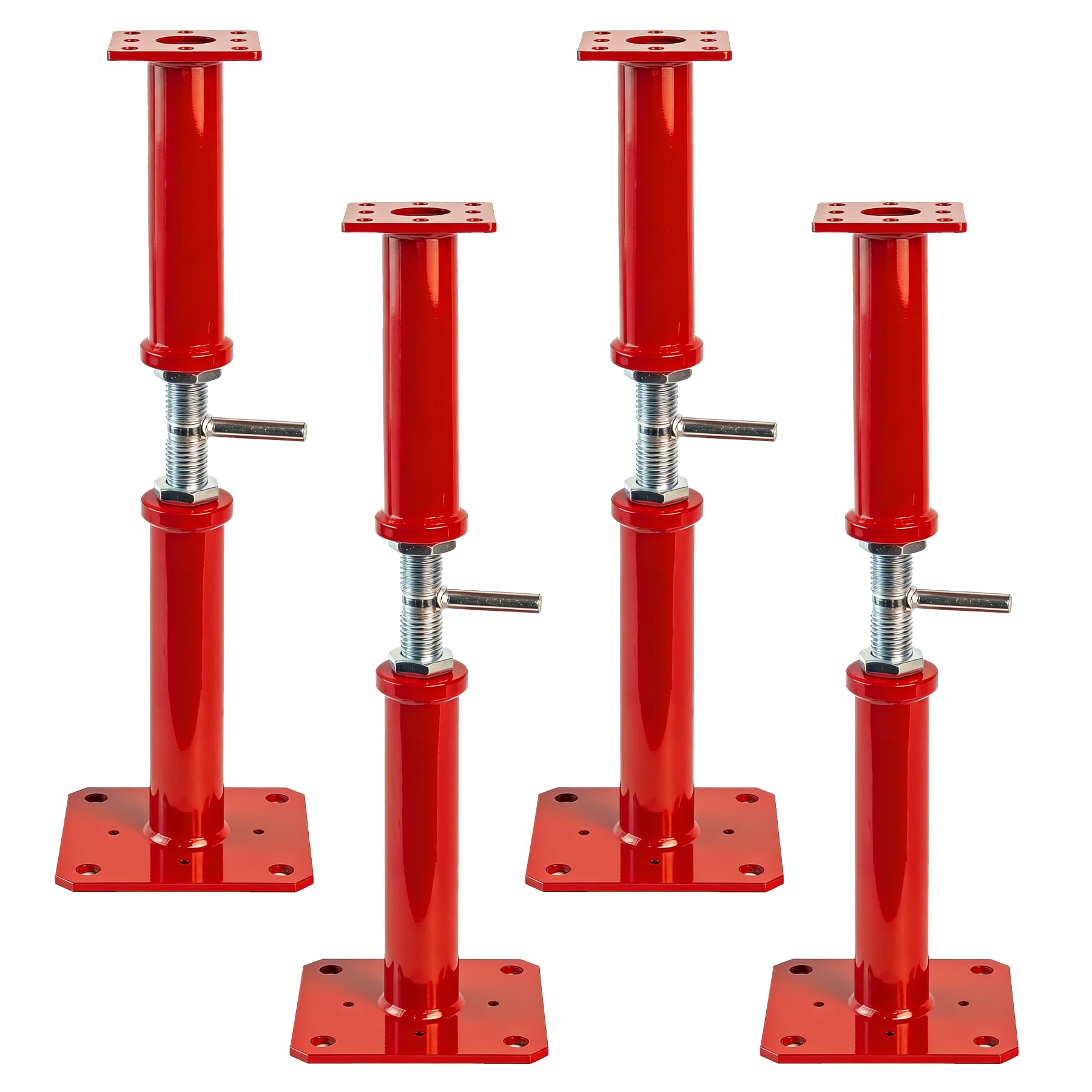 Photo 1 of 17"-32" Adjustable House Floor Jacks, 11023 lbs Max Load Capacity - Heavy Duty Jack Support Post for Permanent or Temporary Leveling of Decks, Crawlspaces, Beams, Floor Joists & Structural Repair