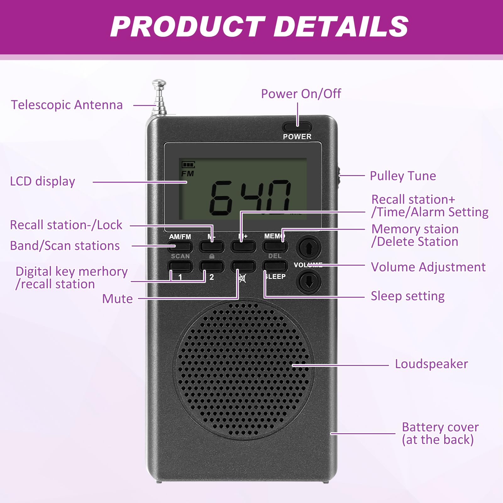 El kit de equipo de caza de fantasmas 7 en 1 incluye 1 medidor EMF, 1 radio de mano, 2 luces LED, 1 grabadora de voz digital EVP, 2 varillas de radiestesia, equipo paranormal de