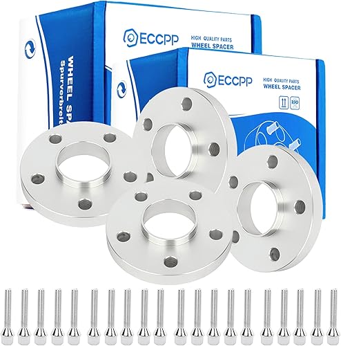 ECCPP Espaciadores de rueda 5x112 de 0.787in, 0.197x4.409in a 0.197x4.409in, espaciador de rueda central compatible con Mercedes Benz W219 W210 W211