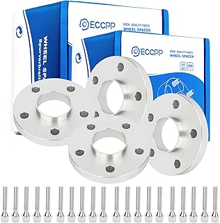 ECCPP 5x112 Wheel Spacers 20mm 5x112mm to 5x112mm HubCentric Wheel Spacer Compatible fit for Mercedes Benz W219 W210 W211 W212 C230 C240 C320 66.6mm W/10 Lug Bolts(12x1.5 Studs 4X)