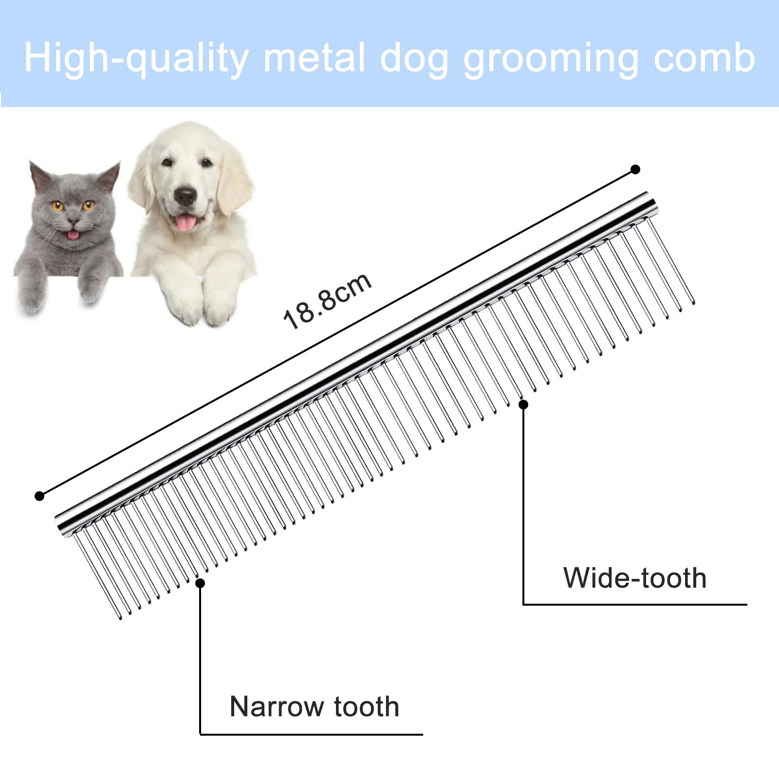 Diompirux 5 En 1 Tijeras Peluqueria Canina Para Perros, con 1 tijera para adelgazar, 2 tijeras curvas, 1 tijera recta, 1 peine, Profesional Gato Perro Aseo Tijeras, para perros, gatos